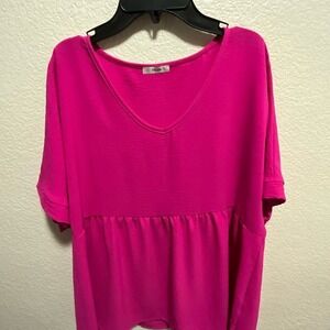 JODIFL Vibrant Pink Blouse